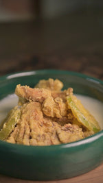 Verduras fritas en Salsa de Quesillo